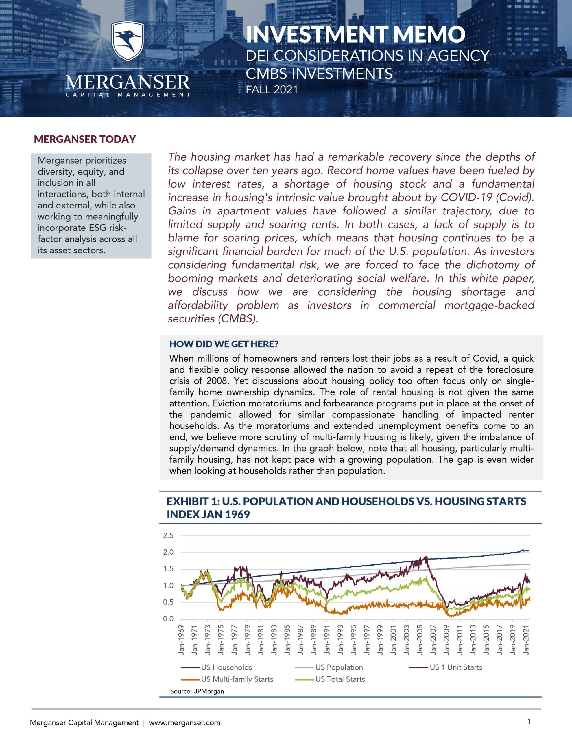 Investment Memo Dei Considerations in Agency CMBS Investments